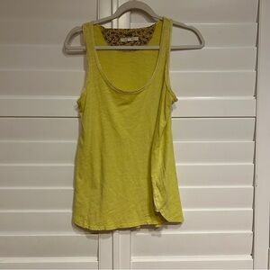Anthropologie Pure + Good Sleeveless Swing Tank Top Yellow Size XS